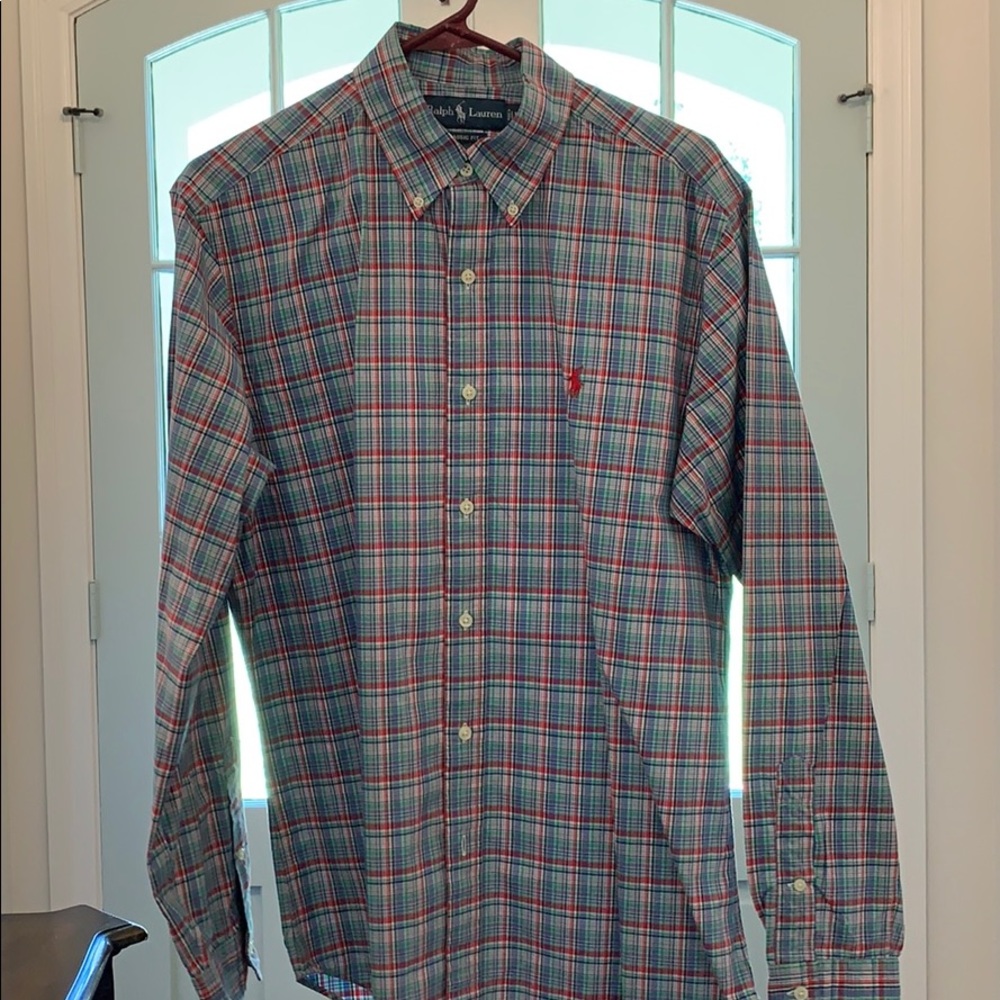 Men’s long sleeve polo